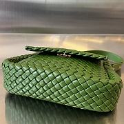 Bottega Veneta Cobble Small Green Size 26 x 21 x 9 cm - 2