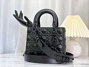 Lady Dior My ABCDior Bag Small Matte Black Hardware Size 20 x 9 x 17 cm - 5