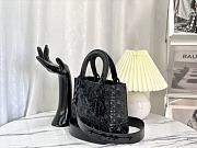 Lady Dior My ABCDior Bag Small Matte Black Hardware Size 20 x 9 x 17 cm - 4