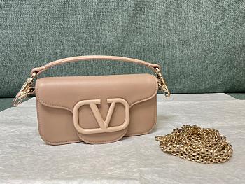 Valentino Vlogo Small Chain Bag Pink Size 20 x 11 x 5 cm