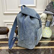 Louis Vuitton Montsouris Backpack M22534 Denim Size 32 x 40 x 19 cm - 5
