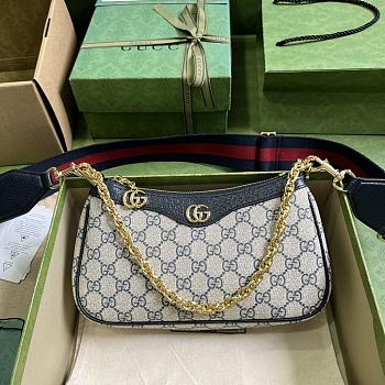  Gucci Ophidia Small Handbag In Beige Size 25 x 15.5 x 6 cm