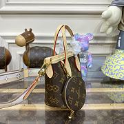 Louis Vuitton LV Neverfull BB M46705 Handbag Size 24 x 9 x 14 cm - 5