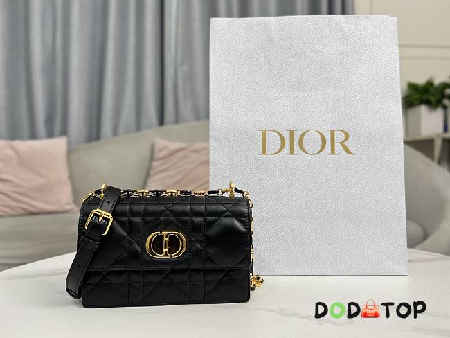 Dior Miss Caro Mini Bag Black Size 19 x 13 x 5.5 cm - 1