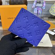 Louis Vuitton LV Blue Wallet M82563 Size 11.5 x 9 x 1.5 cm - 5