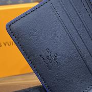 Louis Vuitton LV Blue Wallet M82563 Size 11.5 x 9 x 1.5 cm - 4