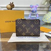 Louis Vuitton LV Lisa Wallet M82383 Pink Size 9 x 11.5 x 1.5 cm - 1