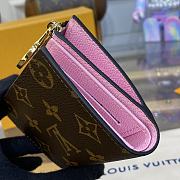 Louis Vuitton LV Lisa Wallet M82383 Pink Size 9 x 11.5 x 1.5 cm - 5