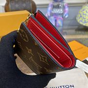 Louis Vuitton LV Lisa Wallet M82381 Red Size 9 x 11.5 x 1.5 cm - 5