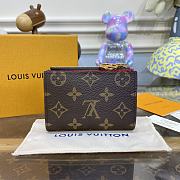 Louis Vuitton LV Lisa Wallet M82381 Red Size 9 x 11.5 x 1.5 cm - 3