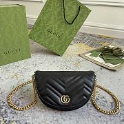 Gucci GG Marmont Small Leather Shoulder Black Size 20 x 14.5 x 4 cm - 1