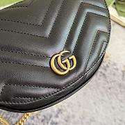 Gucci GG Marmont Small Leather Shoulder Black Size 20 x 14.5 x 4 cm - 5