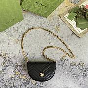 Gucci GG Marmont Small Leather Shoulder Black Size 20 x 14.5 x 4 cm - 4