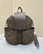 Fendi Backpack Brown Size 31.5 x 16 x 36 cm - 1