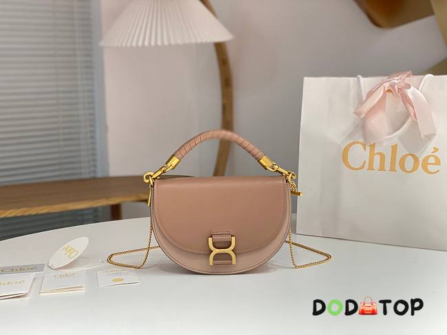 Chloe Marcie Small Leather Shoulder Bag Size 22.5 x 15.5 x 7 cm - 1