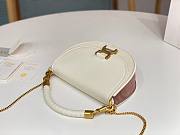 Chloe Marcie Small Leather Shoulder Bag White Size 22.5 x 15.5 x 7 cm - 6