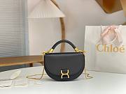 Chloe Marcie Small Leather Shoulder Bag Black Size 22.5 x 15.5 x 7 cm - 1