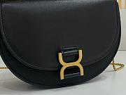 Chloe Marcie Small Leather Shoulder Bag Black Size 22.5 x 15.5 x 7 cm - 2