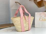 Chloe Sense Medium Basket Bag Pink Size 45 x 24 x 18 cm - 5