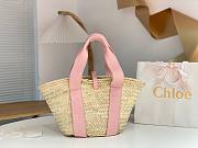 Chloe Sense Medium Basket Bag Pink Size 45 x 24 x 18 cm - 4