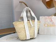 Chloe Sense Medium Basket Bag White Size 45 x 24 x 18 cm - 6