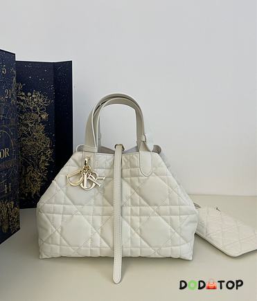 Dior Medium Dior Toujours Bag White Size 28.5 x 19 x 21.5 cm - 1