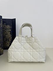 Dior Medium Dior Toujours Bag White Size 28.5 x 19 x 21.5 cm - 5