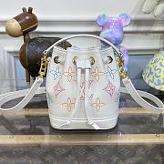 Louis Vuitton LV Nano Noé Handbag M23088 White Size 13 x 16 x 10 cm - 1