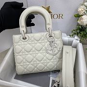 Dior Lady ABC Full White Bag Size 20 cm - 1