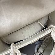 Dior Lady ABC Full White Bag Size 20 cm - 5