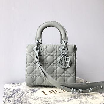 Dior Lady ABC Grey Bag Size 20 x 17 x 8 cm