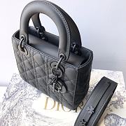Dior Lady ABC Black Bag Size 20 x 17 x 8 cm - 6