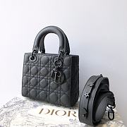 Dior Lady ABC Black Bag Size 20 x 17 x 8 cm - 5