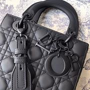 Dior Lady ABC Black Bag Size 20 x 17 x 8 cm - 4