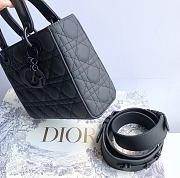 Dior Lady ABC Black Bag Size 20 x 17 x 8 cm - 3