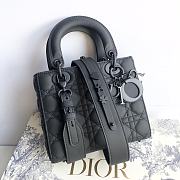 Dior Lady ABC Black Bag Size 20 x 17 x 8 cm - 2