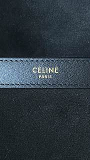 Celine Cabas Drawstring Cuir Triomphe Black Bag Size 44 x 28 x 18 cm - 3