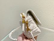 Dior Caro Pouch White Bag Size 17.5 x 10.5 x 5 cm - 4