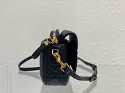 Dior Caro Pouch Black Bag Size 17.5 x 10.5 x 5 cm - 5