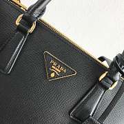 Prada Galleria 1BA863 Medium Black Bag Size 28 x 20 x 12 cm  - 6