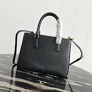 Prada Galleria 1BA863 Medium Black Bag Size 28 x 20 x 12 cm  - 3