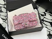 Chanel Sequin Flap Bag Pink Size 20 cm - 3