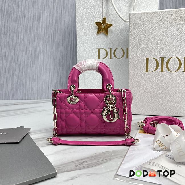 Dior Joy Bag Pink Size 16 x 5.5 x 10 cm - 1