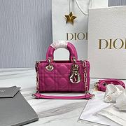 Dior Joy Bag Pink Size 16 x 5.5 x 10 cm - 1