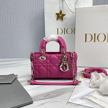 Dior Joy Bag Pink Size 16 x 5.5 x 10 cm