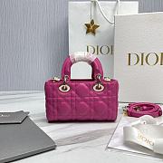 Dior Joy Bag Pink Size 16 x 5.5 x 10 cm - 5