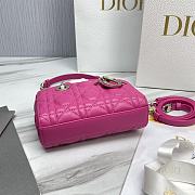 Dior Joy Bag Pink Size 16 x 5.5 x 10 cm - 4