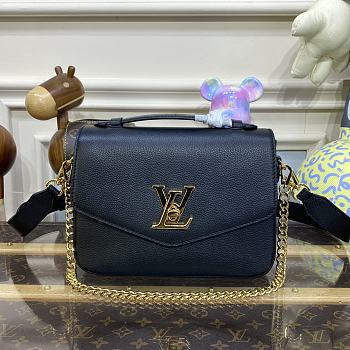 Louis Vuitton LV Oxford Handbag Black Size 22 x 16 x 9.5 cm