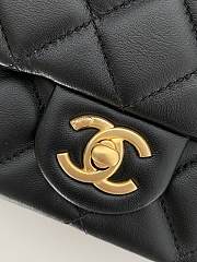 Chanel Wood Handle Flap Bag Black Size 21 x 13.5 x 6 cm (Limitted) - 2