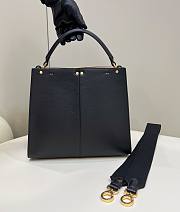 Fendi Peekaboo Black Bag with Strap Size 30 x 11 x 27 cm - 1